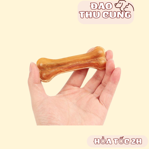 Xương da cho chó gặm đồ ăn cho chó thích hợp cho chó ngứa răng sạch răng chó xương da cho chó gặm giải