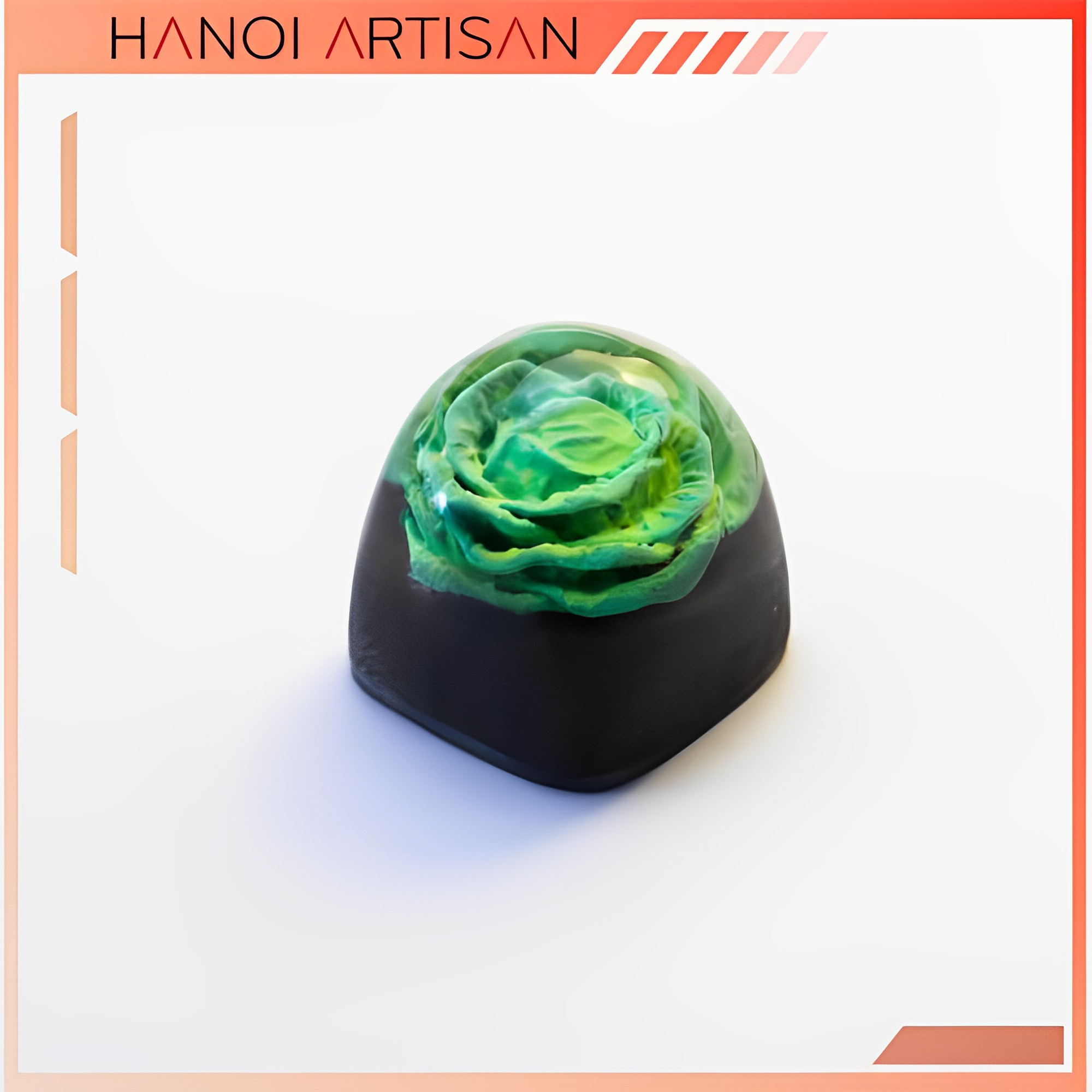 Keycap Artisan - Nút bàn phím cơ nông trại vui vẻ ( Cây cải xanh )