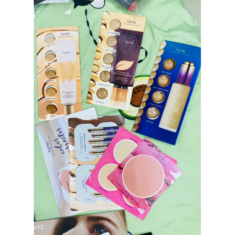 Mẫu thử 7 mónkem nền, ms hồng tarte
