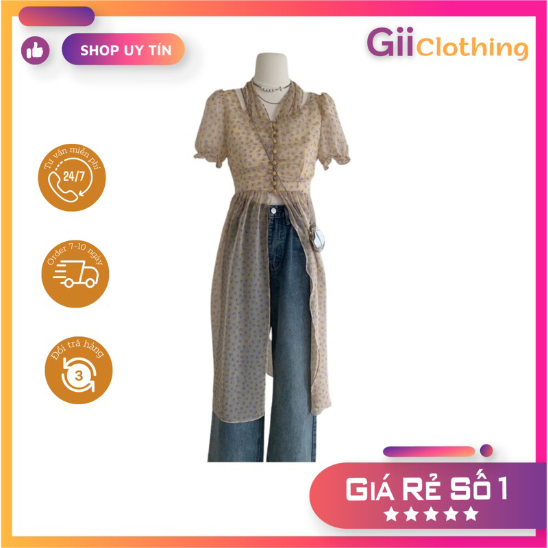 Áo váy voan buộc cổ (Có ảnh thật)