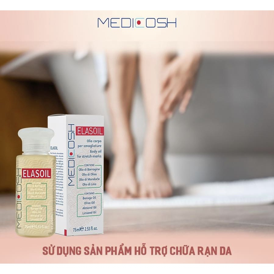 Măng tây baby - DẦU DƯỠNG ẨM, ĐỀU MÀU DA VÀ GIẢM RẠN DA CHO MẸ MEDICOSH ELASOIL