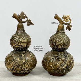  Hồ Lô Long - Phụng bằng đồng phong thuỷ 