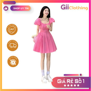 [ORDER] Váy công chúa hồng thắt nơ (ảnh thật)