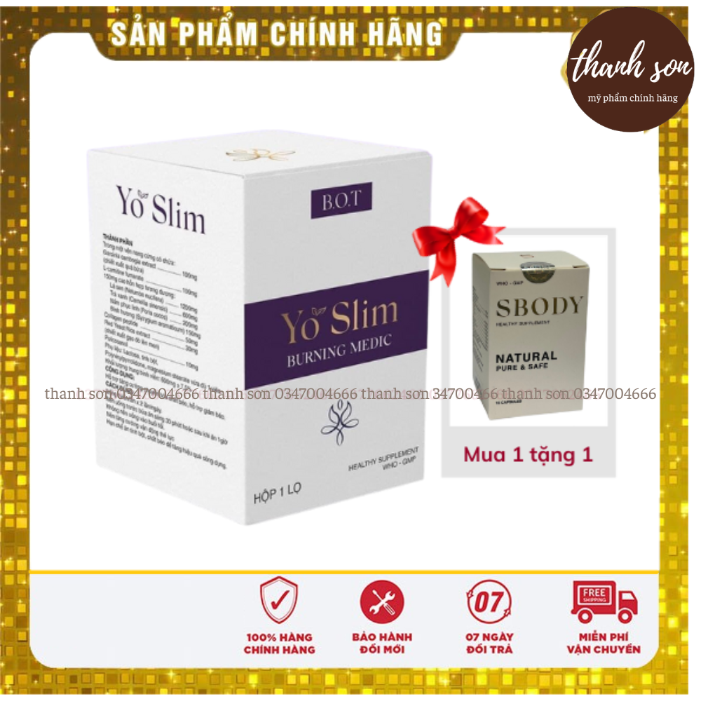 Viên huỷ mỡ Yo Slim B.O.T