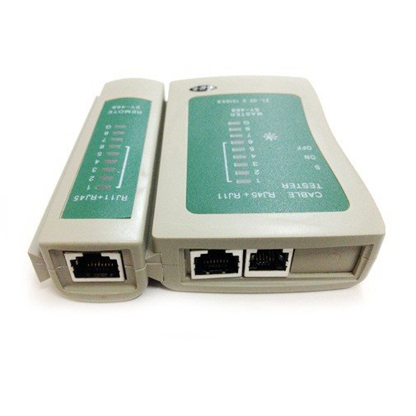 Hộp Test Cáp Mạng Đa Năng RJ-11 RJ-45 Tặng Kèm Pin 9V (Loại tốt)