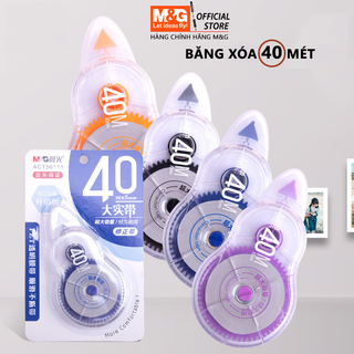 Cây bút xóa kéo, băng dài 40m siêu tiết kiệm ACT56111 viết êm | không rối | băng bám giấy không bị nhăn chính hãng MG