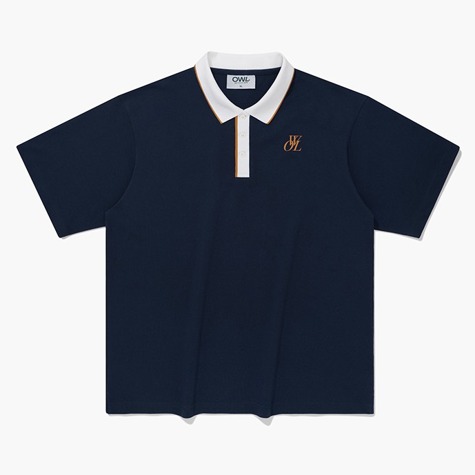 Áo polo Owlbrand Interlock/ Navy