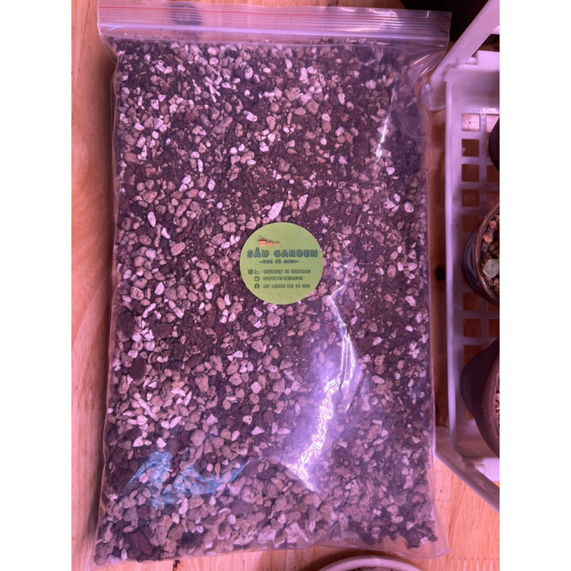 ĐẤT TRỒNG SEN ĐÁ - ĐẤT SOIL MIX- SÂU GARDEN