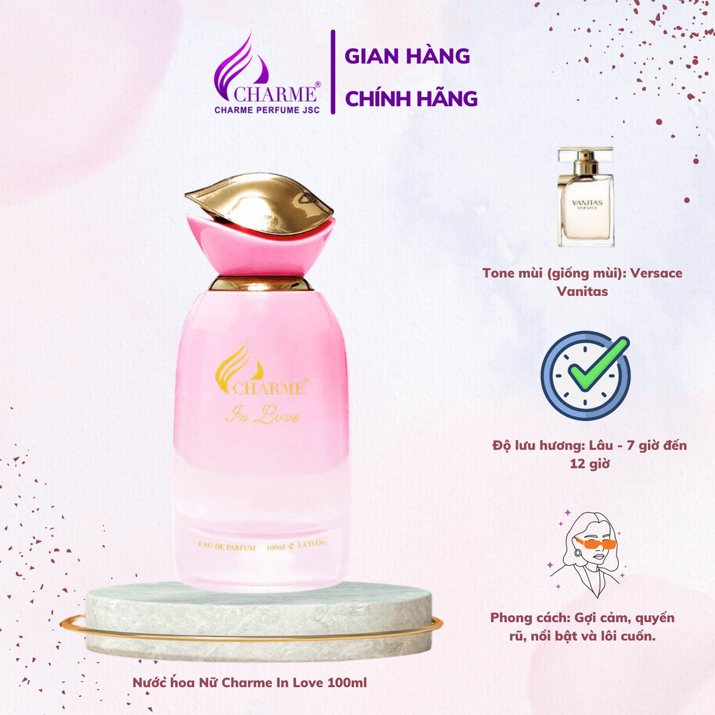 Nước hoa nữ Charme In Love 100ml