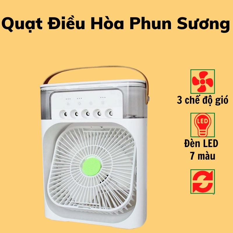 Quạt điều hoà hơi nước mini phun sương tạo ẩm cực mát