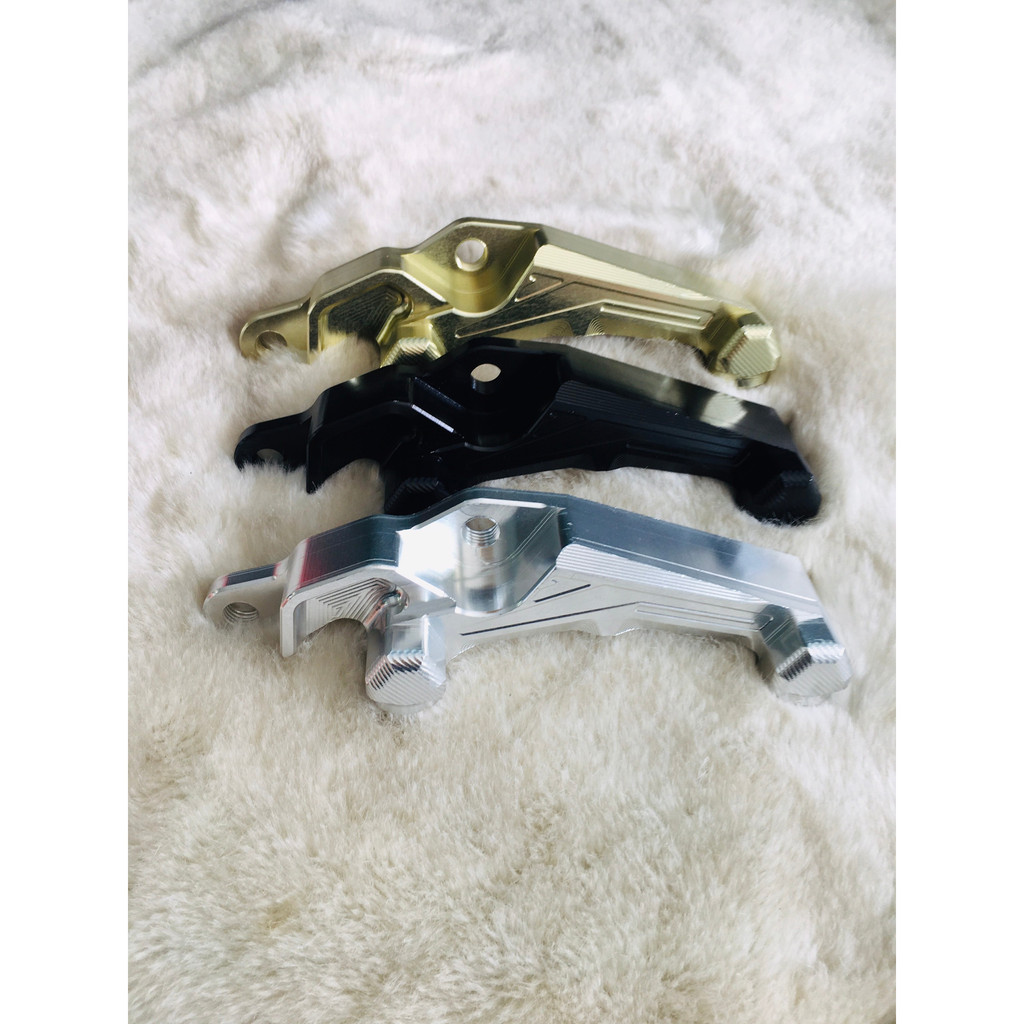Pát EX150 (heo tai xanh) 260/267mm gắn xe EX150 đi heo dầu 50a tai xanh (lỗ trụ 10mm - khoảng cách chân 100mm)màu đen