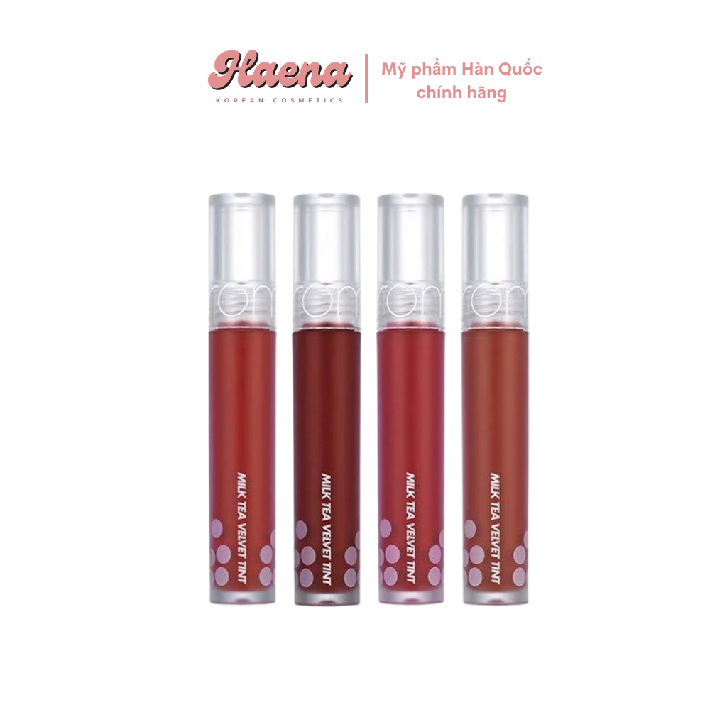 Son Kem Lì, Mịn Mượt Như Nhung Romand Milk Tea Velvet Tint 4.4g