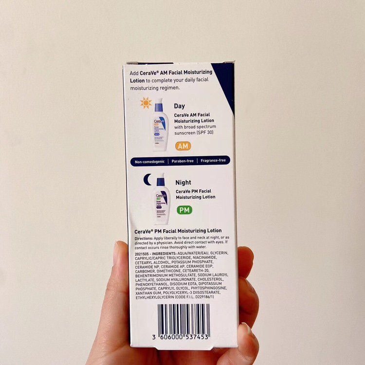 Kem dưỡng da ban đêm Cerave PM Facial Moisturizing Lotion 89ml