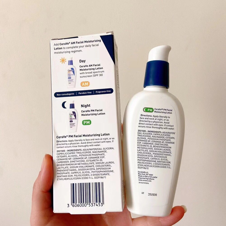 Kem dưỡng da ban đêm Cerave PM Facial Moisturizing Lotion 89ml