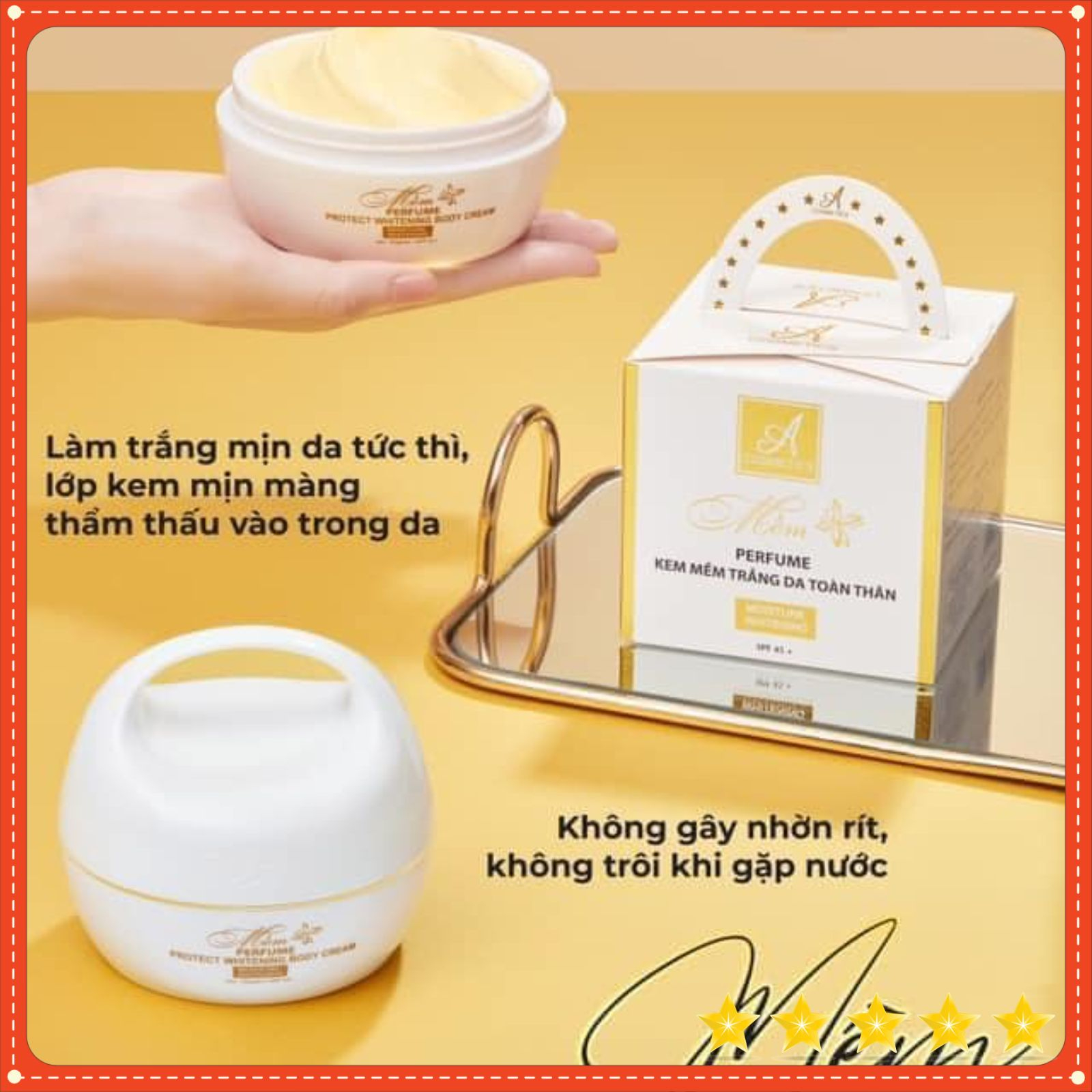 (Hàng chính hãng 2023 ) Kem trắng da Body Mềm mẫu mới hương nước hoa chính hãng
