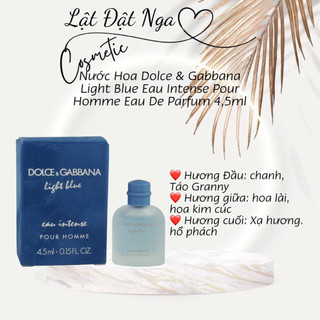 Nước Hoa Dolce & Gabbana Light Blue Eau Intense Pour Homme Eau de Parfum 4,5ml