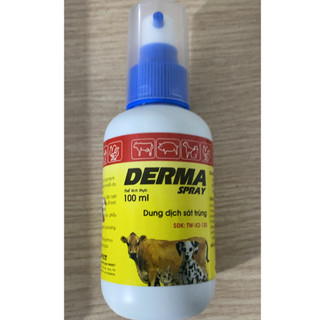 Derma spray - sản phẩm xịt sát trùng vết thương đến từ nhà hanvet