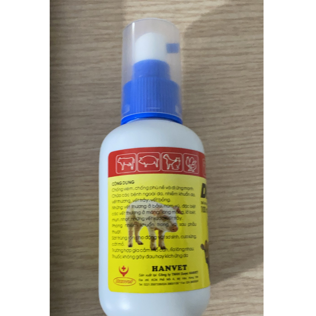 DERMA Spray - Sản phẩm Xịt Sát Trùng Vết Thương đến từ nhà HANVET