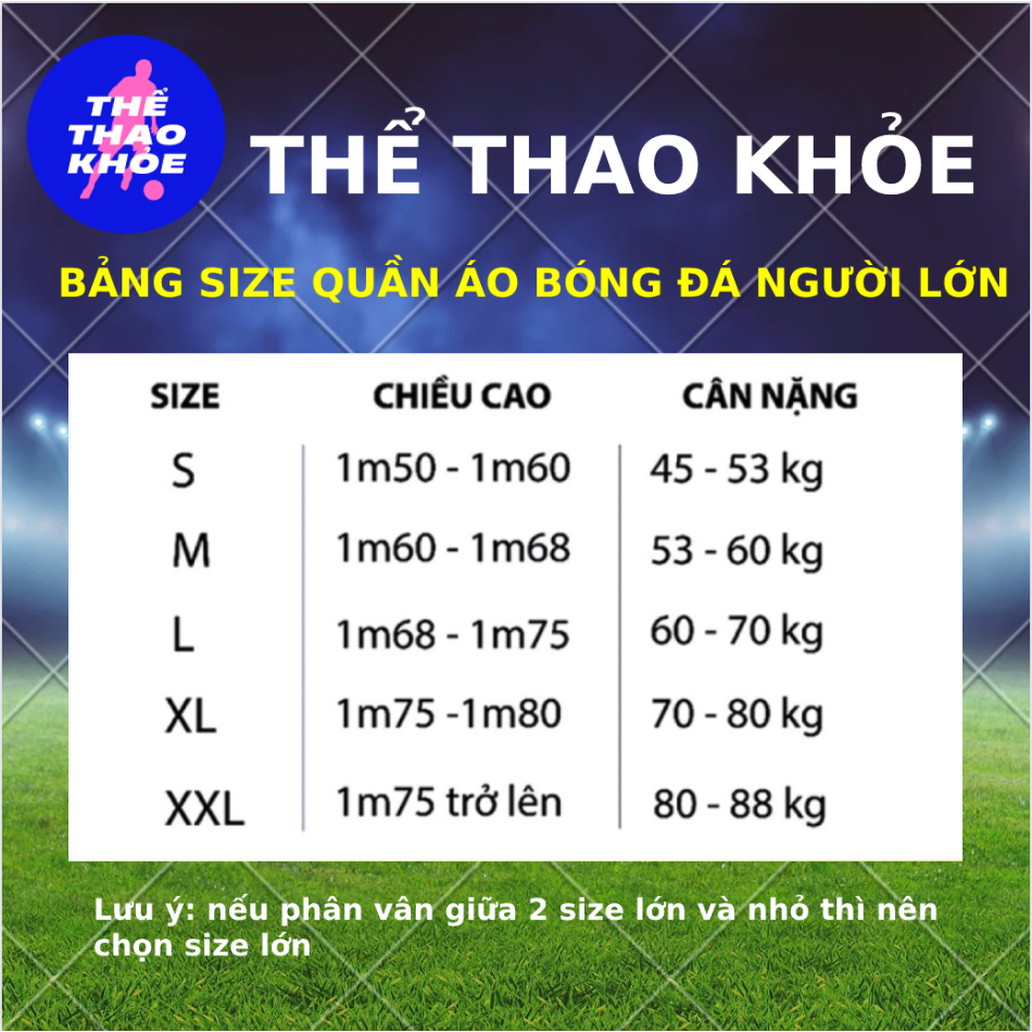 Quần Áo Bóng Đá, Đồ Đá Banh Đội Tuyển Argentina Đen Xanh 8kg - 88kg - Vải Mè Cao Cấp - Không Nhăn Không Xù Lông