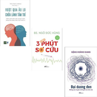 Sách - Vượt qua âu lo chữa lành tâm trí - 3 phút sơ cứu - Đại dương đen