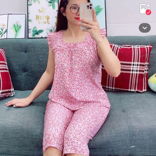 (SIZE XL: 40-56kg) BỘ LỤA MẶC NHÀ QUẦN LỬNG SIÊU RẺ