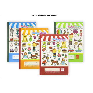 Vở 4 ô ly 48 trang Hồng Hà Baby Shop - 0518