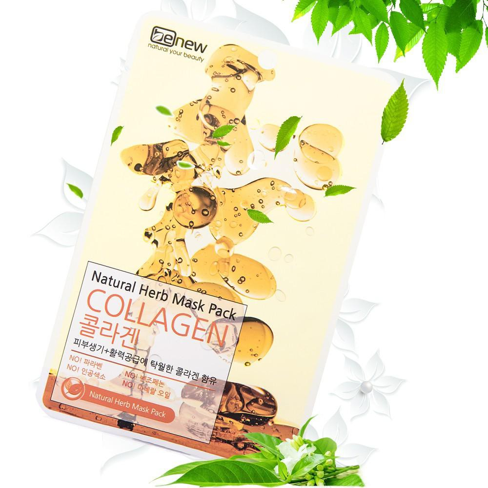Mặt nạ Collagen Benew Hàn quốc chính hãng, xoá nám, tàn nhang, đồi mồi, trắng da 22g/cái