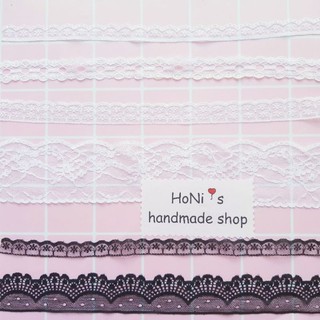 Ren trắng đen trang trí handmade nhiều mẫu nhiều cỡ