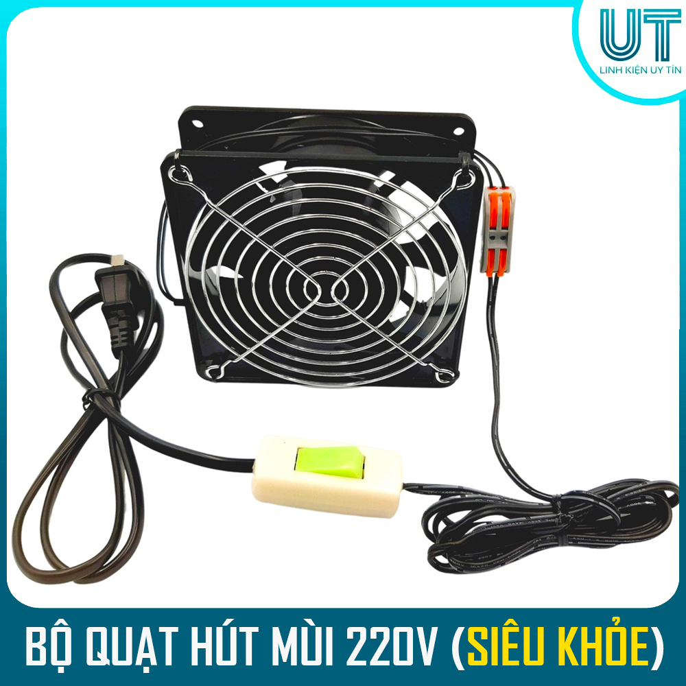 Quạt tản nhiệt hút mùi 220V 12cm-15cm Hãng SUNON siêu khỏe 3000RPM vòng/ phút