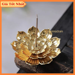 Đế hoa sen cắm nhang - Đế hoa sen đặt nhang nụ nhang cây trầm hương - Đế nhang phong thủy