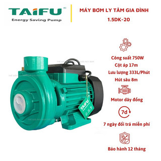 Máy bơm nước ly tâm 750w taifu 1.5dk-20 - bảo hành 1 năm