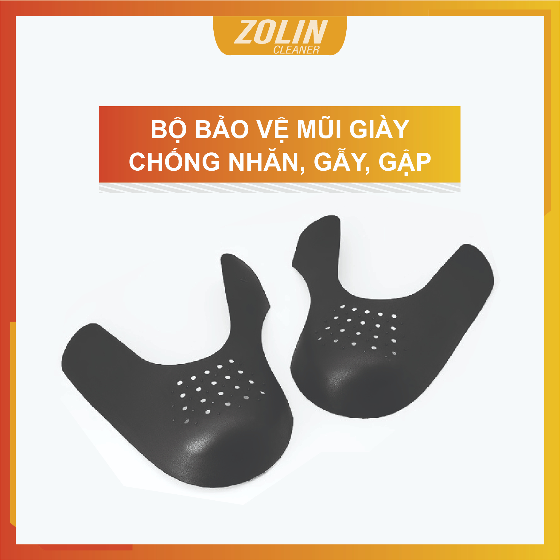 Miếng độn mũi giày chống nứt đế ZOLIN chống gãy xẹp và giữ dáng căng phồng nhựa mềm siêu bền