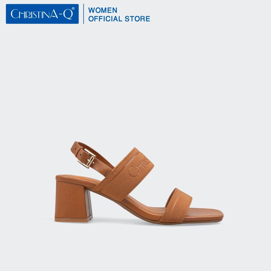 Giày Sandals Nữ Gót Trụ ChristinA-Q XDN309