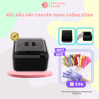 Nồi Nấu Sáp Wax Lông- Máy wax lông Chống Dính - [Tặng kèm que quét sáp]
