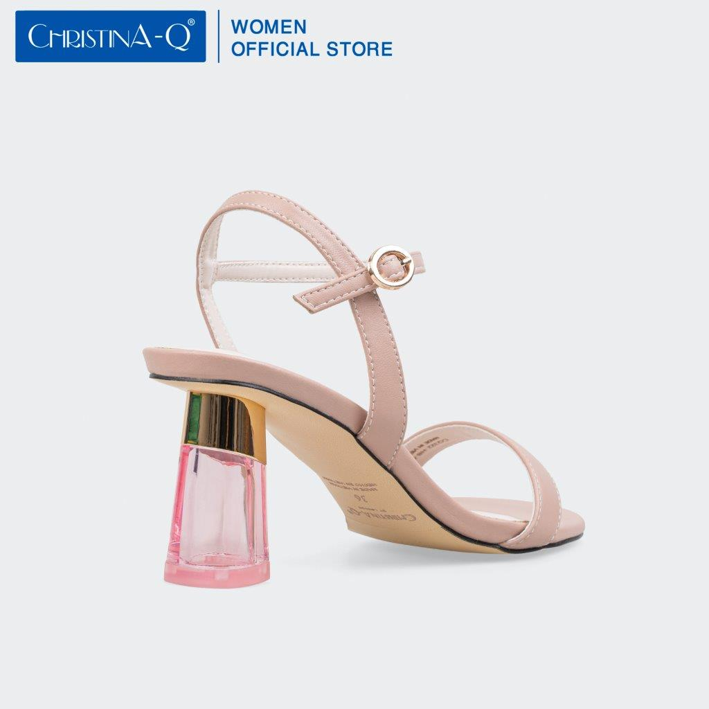 Sandals Gót Mũi Nhọn ChristinA-Q XDN322