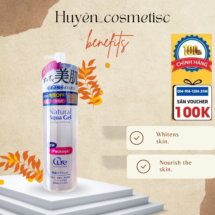 Tẩy da chết Natural Aqua Gel Nhật Bản