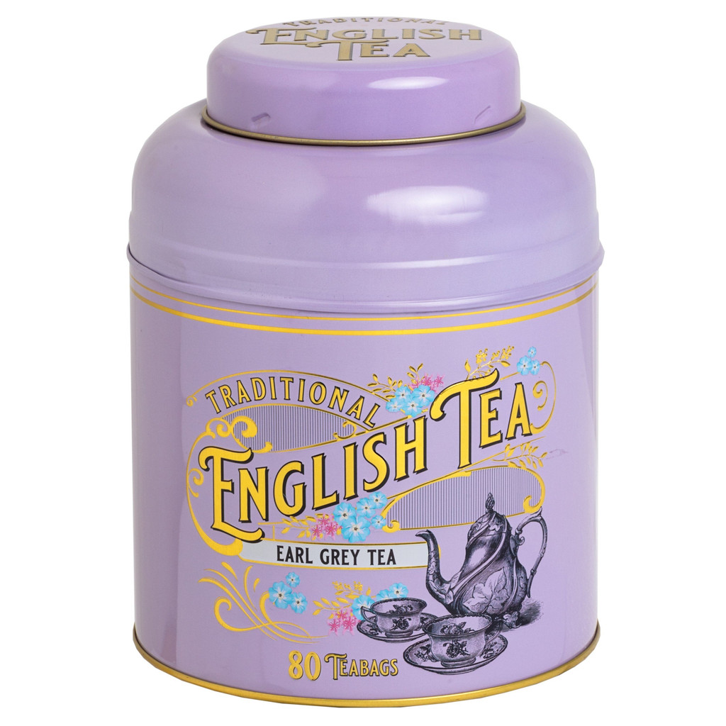 Trà bá tước hộp thiếc New English Tea 80 gói