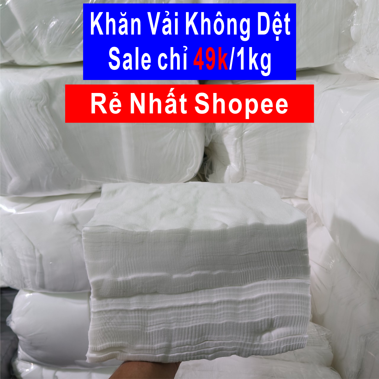 Khăn vải khô đa năng vải không dệt /chỉ 49k = 1kg