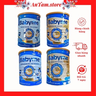 Sữa Babyme Gold. Baby me Grow. Baby me HMO lon 900g (Sỉ ib)