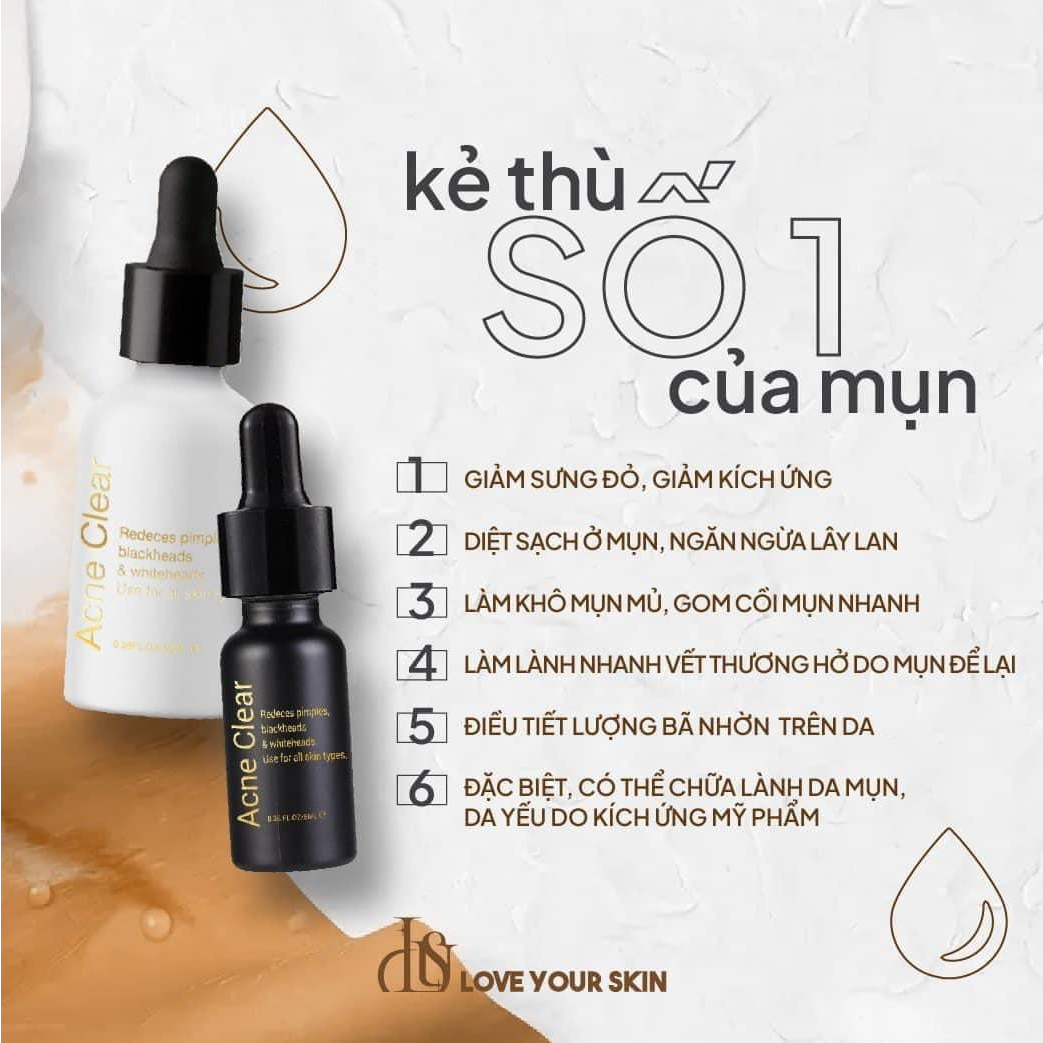 Acne Clear Serum- Đánh Bay Các Vấn Đề Về Mụn