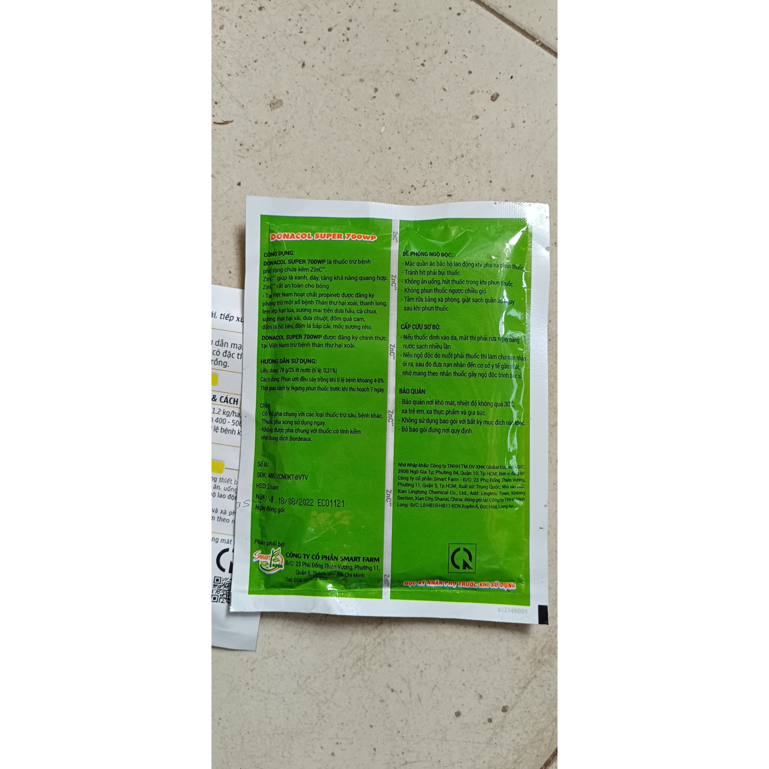 2 gói thuốc trị thối nhũn và trị nấm bệnh trên cây mai, hoa hồng, và lan