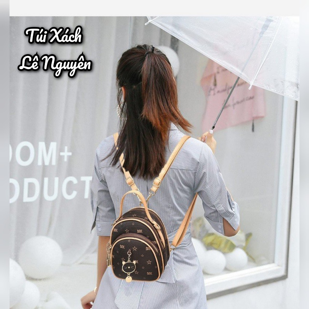 Túi Xách Nữ Đeo Chéo Đeo Vai Da Trơn Phong Cách Thời Trang NKQ  - B71