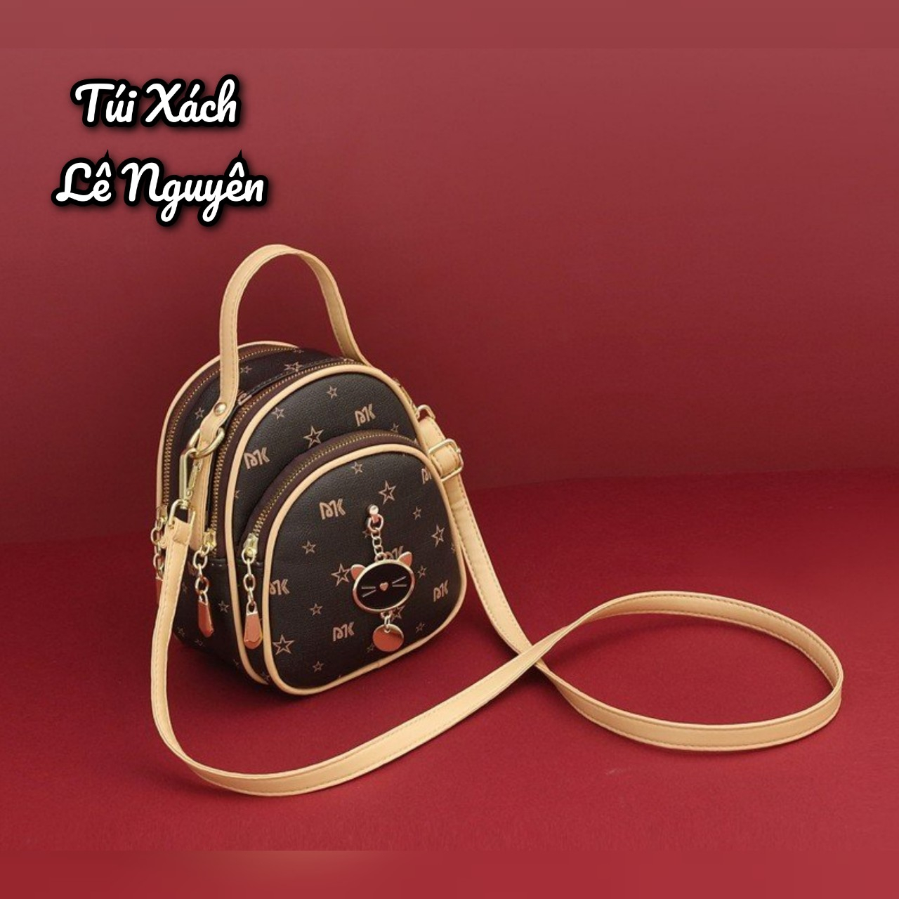 Túi Xách Nữ Đeo Chéo Đeo Vai Da Trơn Phong Cách Thời Trang NKQ  - B71