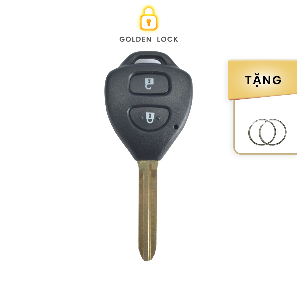 Vỏ chìa khoá xe Toyota Hilux 2 nút