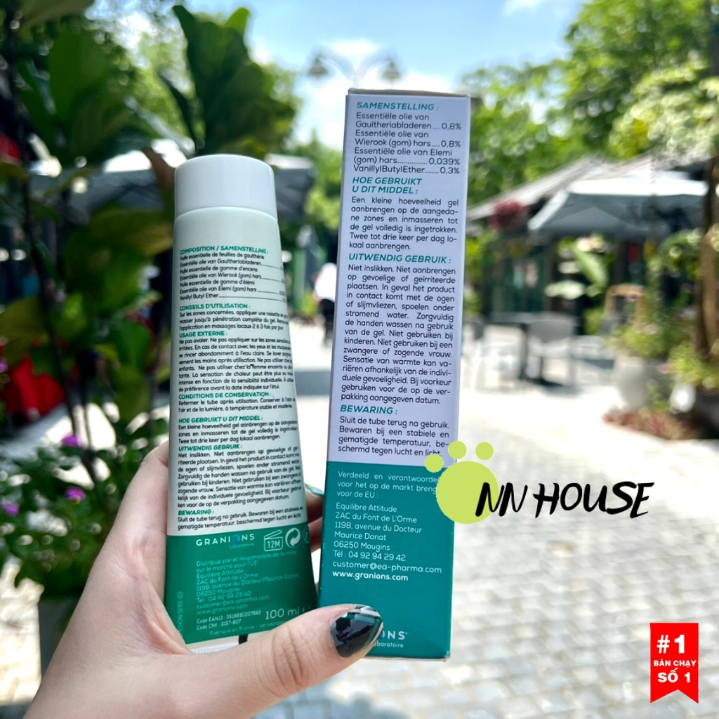 Gel xoa bóp xương khớp Chondrosteo gồm Glucosamine,collagen giảm đau cơ xương khớp, gel massage cổ vai gáy, toàn thân