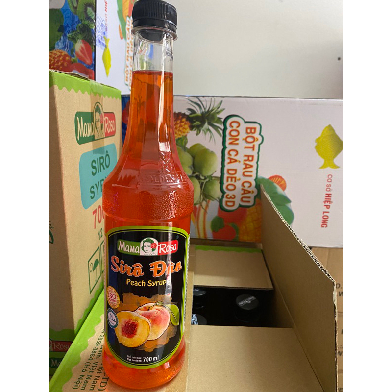 Siro Đào MaMa Rose chai 700ml