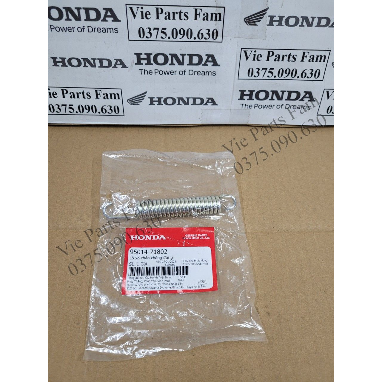 Lò xo chống đứng Lead 125, hàng chính hãng Honda mới 100%