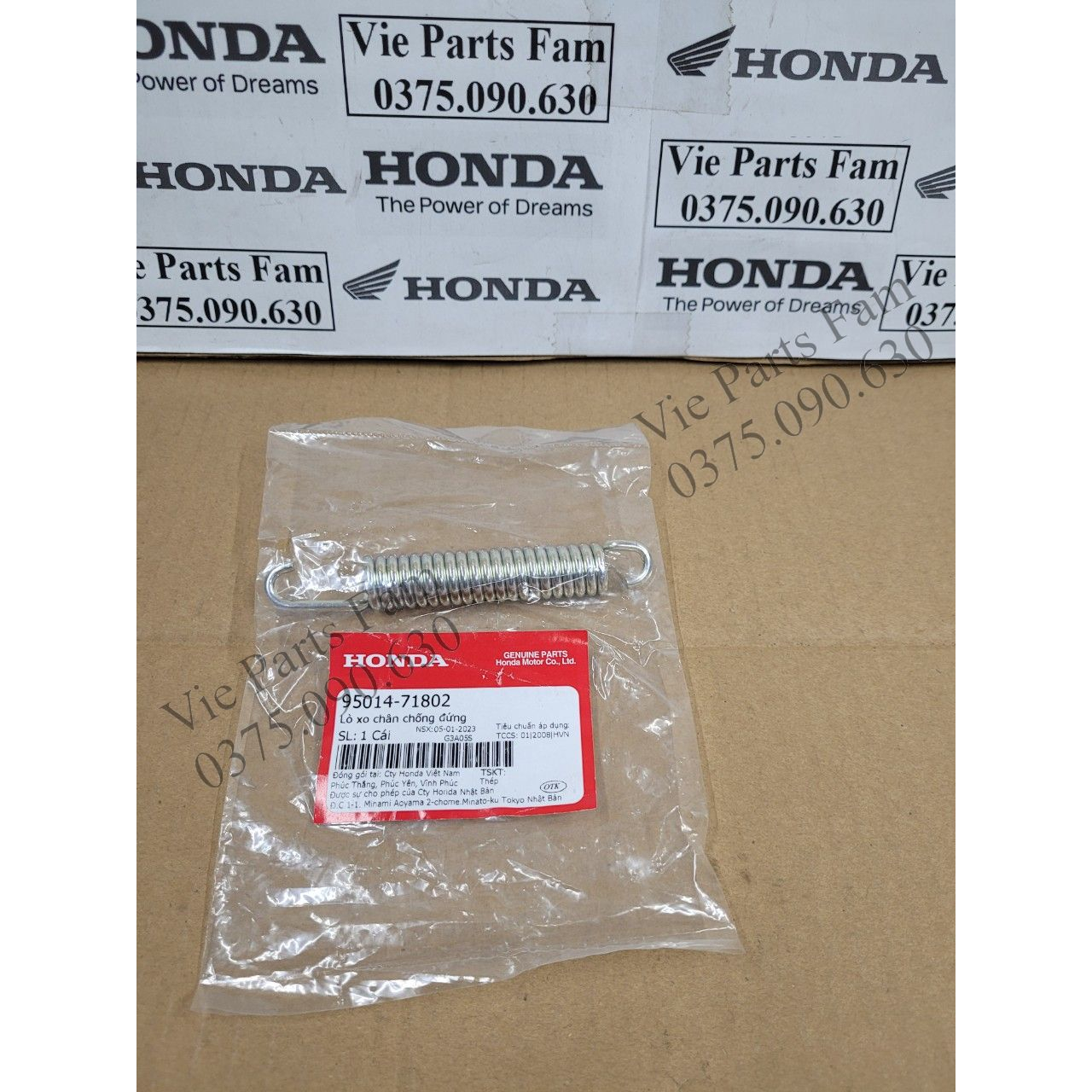 Lò xo chống đứng Lead 125, hàng chính hãng Honda mới 100%