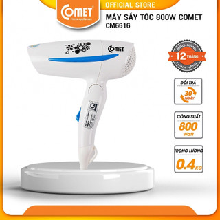 Máy sấy tóc 800w comet - cm6616 - 2 chế độ nhiệt - màu ngẫu nhiên