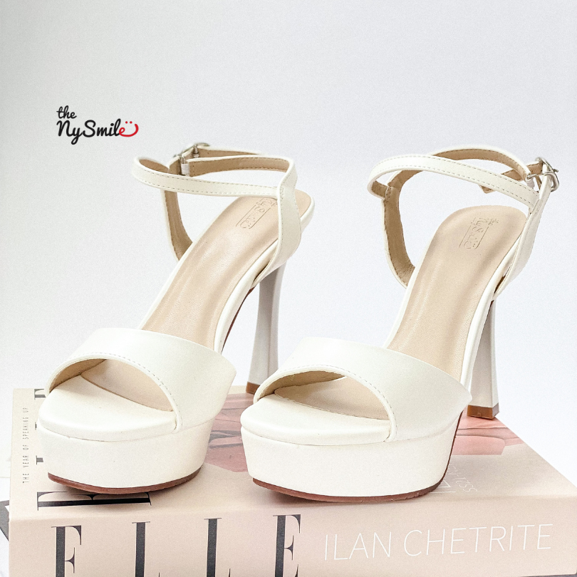 Giày sandal cao gót nữ 11P, Giày cô dâu , dự tiệc , giày đúp mũi gót nhọn - TheNysmile - LIZA